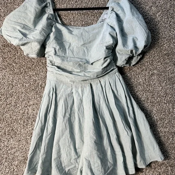 AlvaQ Women's Rompers Cute Puff Sleeve SZ Medium - Picture 8 of 11